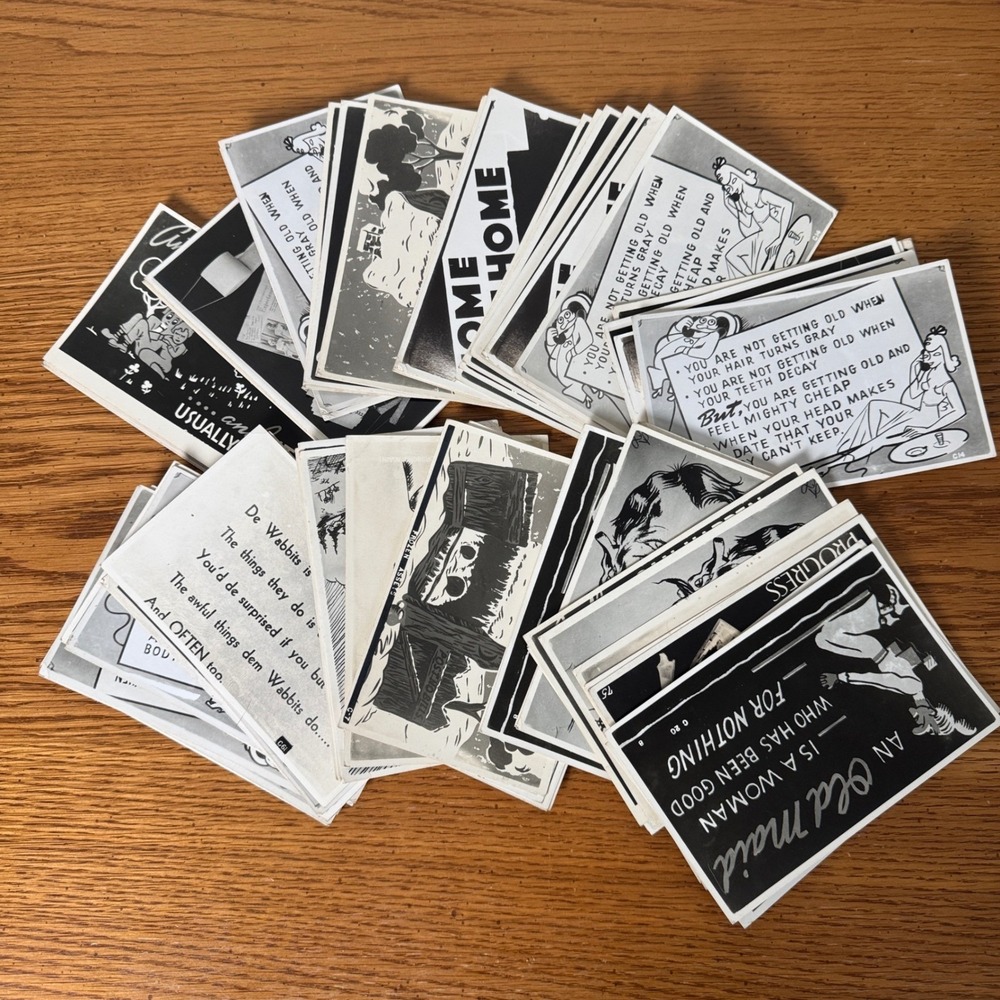 40+ Vintage Crude Offensive Humor Postcard Lot Kodak Paper‎ Old Maid Dating